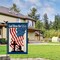Memorial Day 4th of July Garden Flag God Bless America Double Sided 12.5 X 18 Inch